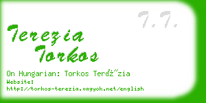 terezia torkos business card